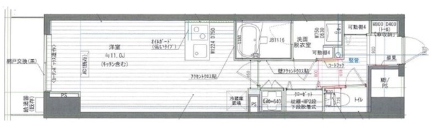高田の完工年月(1999年2月)築の賃貸マンションの間取り