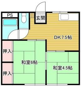 秋本コーポの間取り