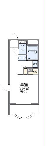 レオパレスパティオの間取り