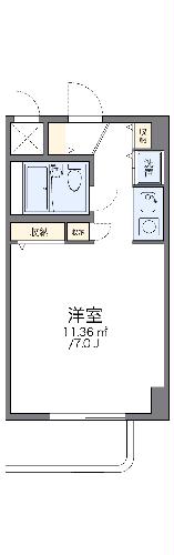 レオパレスエレガンスつくばの間取り
