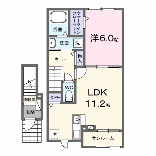 カミーノ アムレト Ⅰの間取り