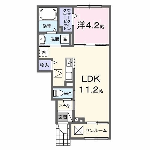 カミーノ アムレト Ⅱの間取り