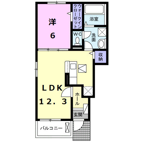 ベルファミーユCの間取り