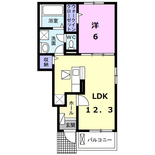 ベルファミーユCの間取り