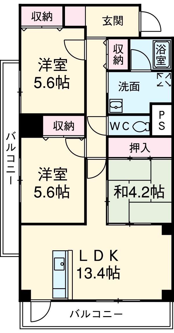 アリッサム社が丘の間取り