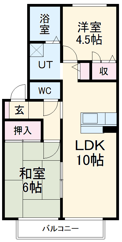 ロイヤル中平の間取り