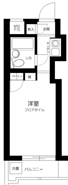 スカイコート落合の間取り