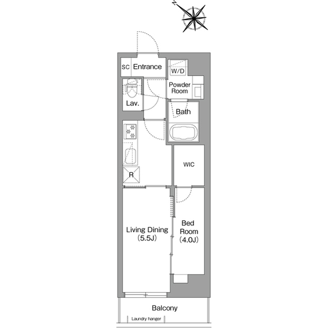 コンフォリア・リヴ豊洲キャナルの間取り