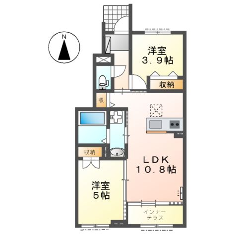 ソレイユテラスの間取り