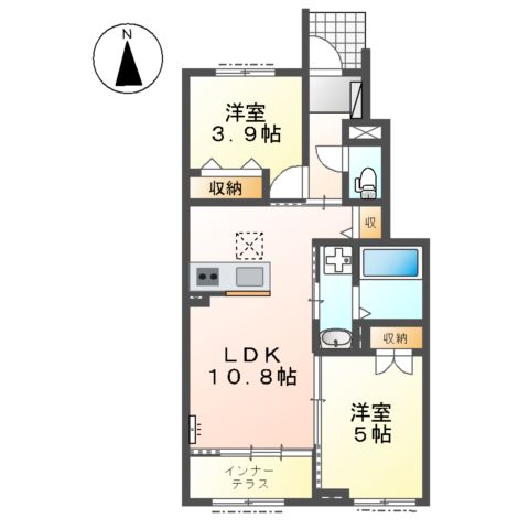 ソレイユテラスの間取り