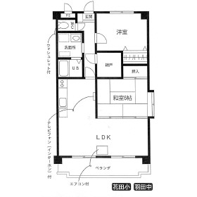 フィオーレ大山Ⅱの間取り