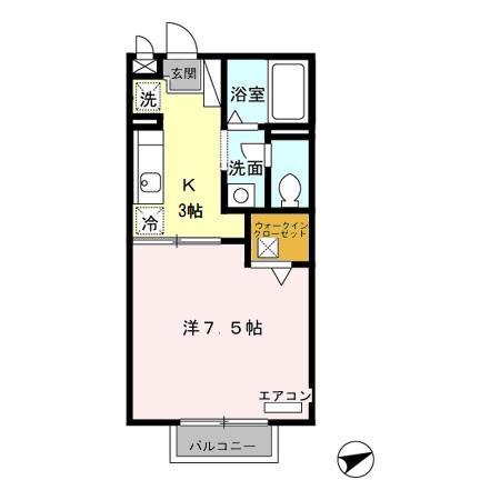 ルネ城東の間取り