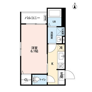 カーサ・アルベリ・301号室の間取り
