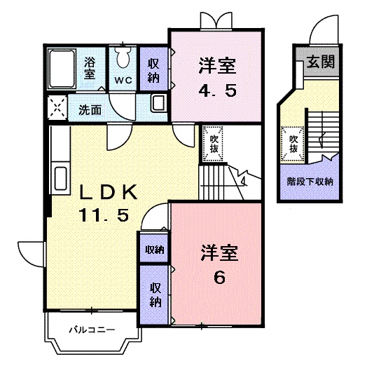 マリンガの間取り