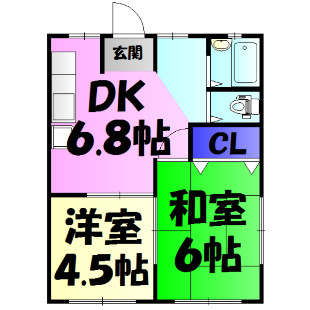 ヒルズ轟の間取り
