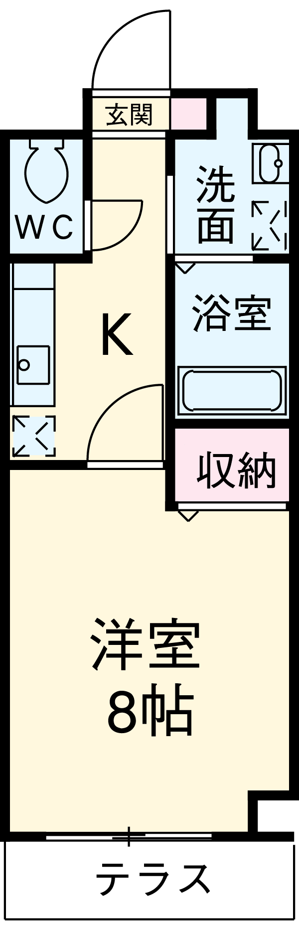 プリミエール日の宮の間取り
