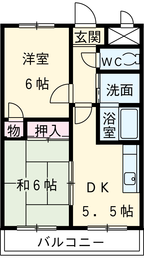 メゾン丸万の間取り