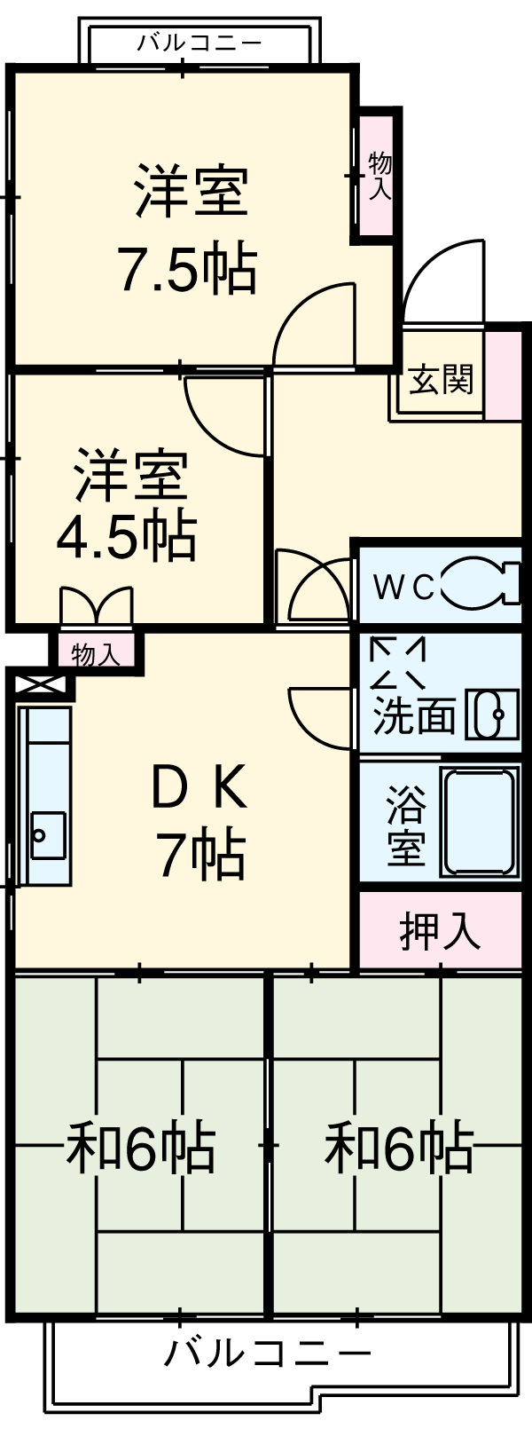 ルアールの間取り