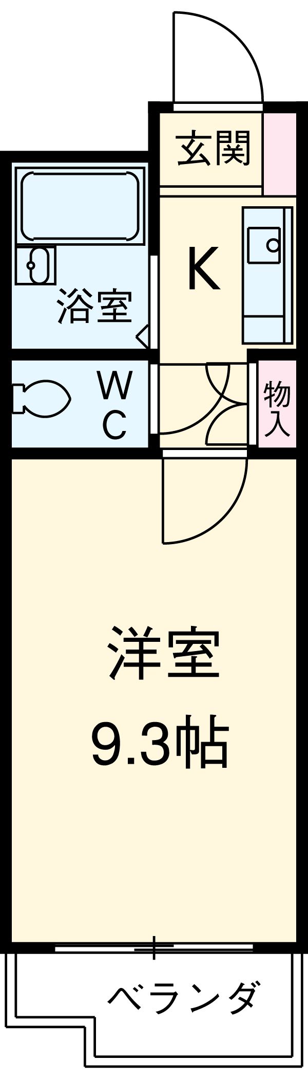 ユング桜山の間取り