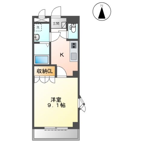 プレザンス NTの間取り