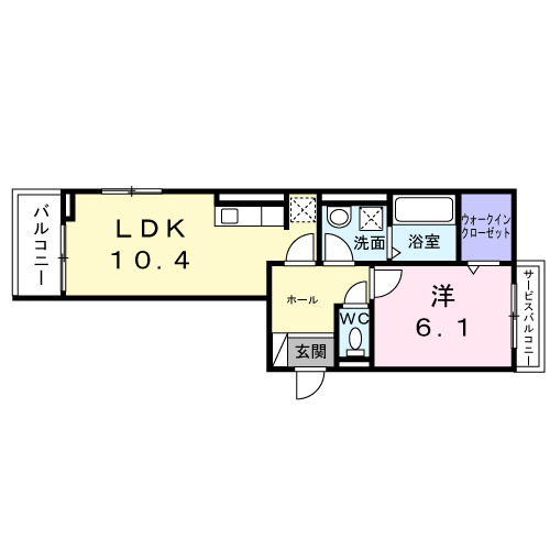 ミルトの間取り