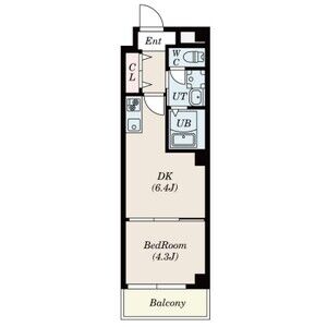 ラフィール福島の間取り