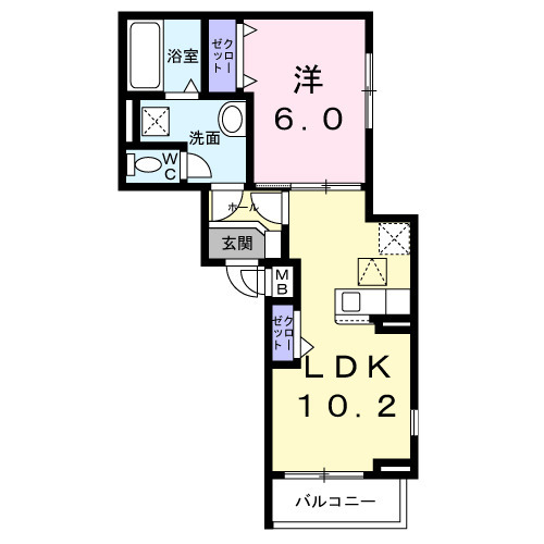 シャインⅡの間取り