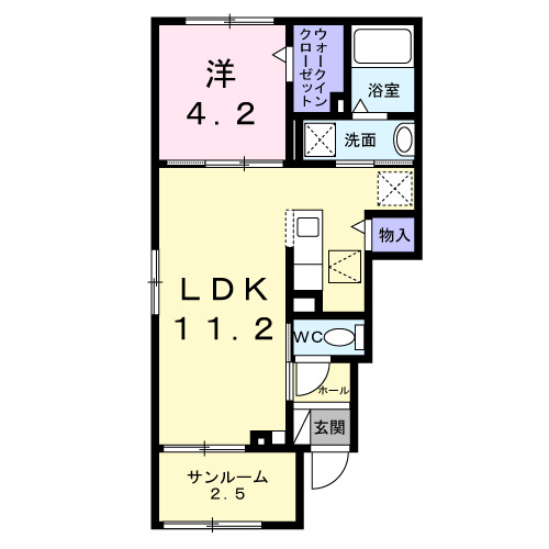 コンフォート ヒルの間取り