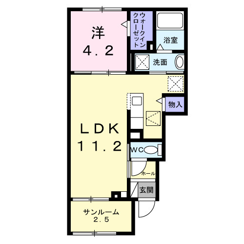 コンフォート ヒルの間取り