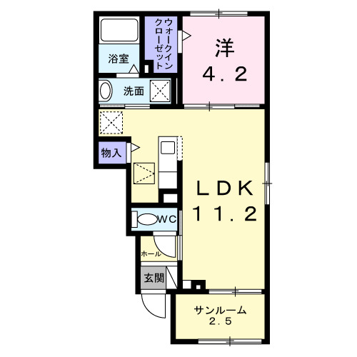 コンフォート ヒルの間取り