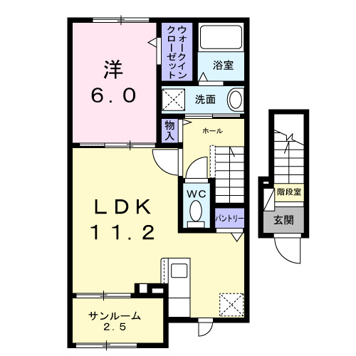 コンフォート ヒルの間取り
