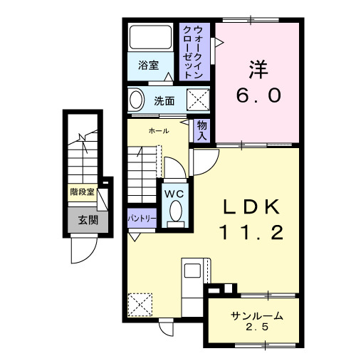 コンフォート ヒルの間取り