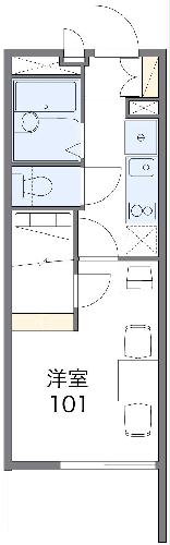 レオパレス東千葉の間取り