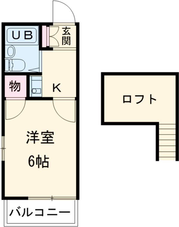パレス竹越の間取り