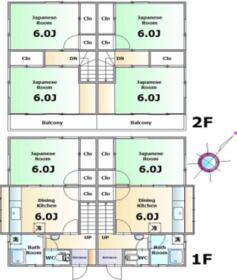 千葉市中央区松波アパートの間取り