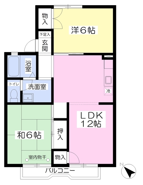 グロワールいとうの間取り