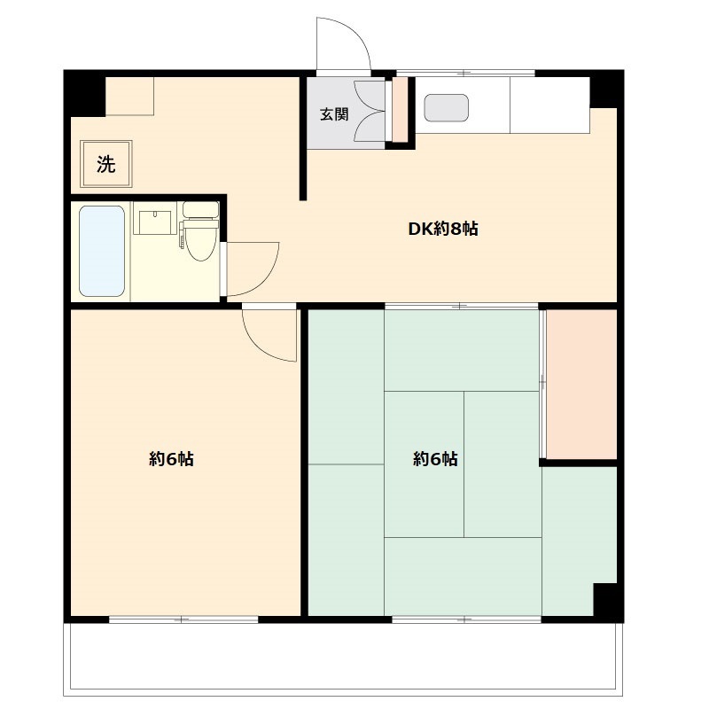 古澤マンションの間取り
