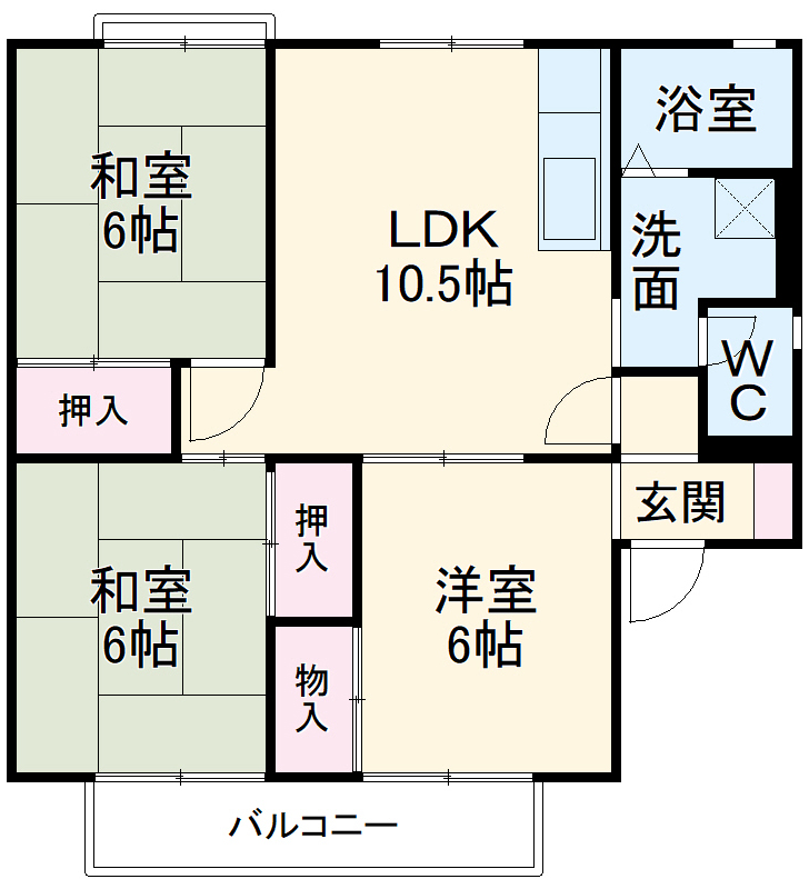 レジデンスライムの間取り