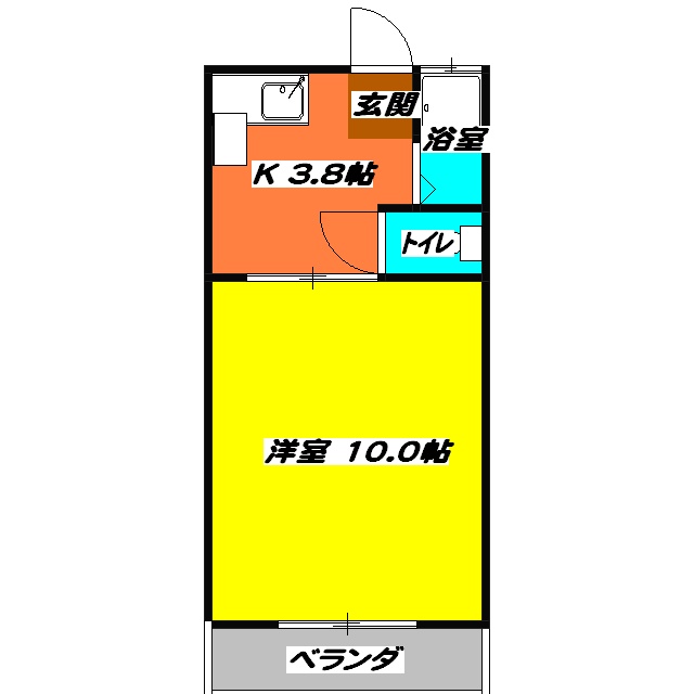 オレンジハイツの間取り