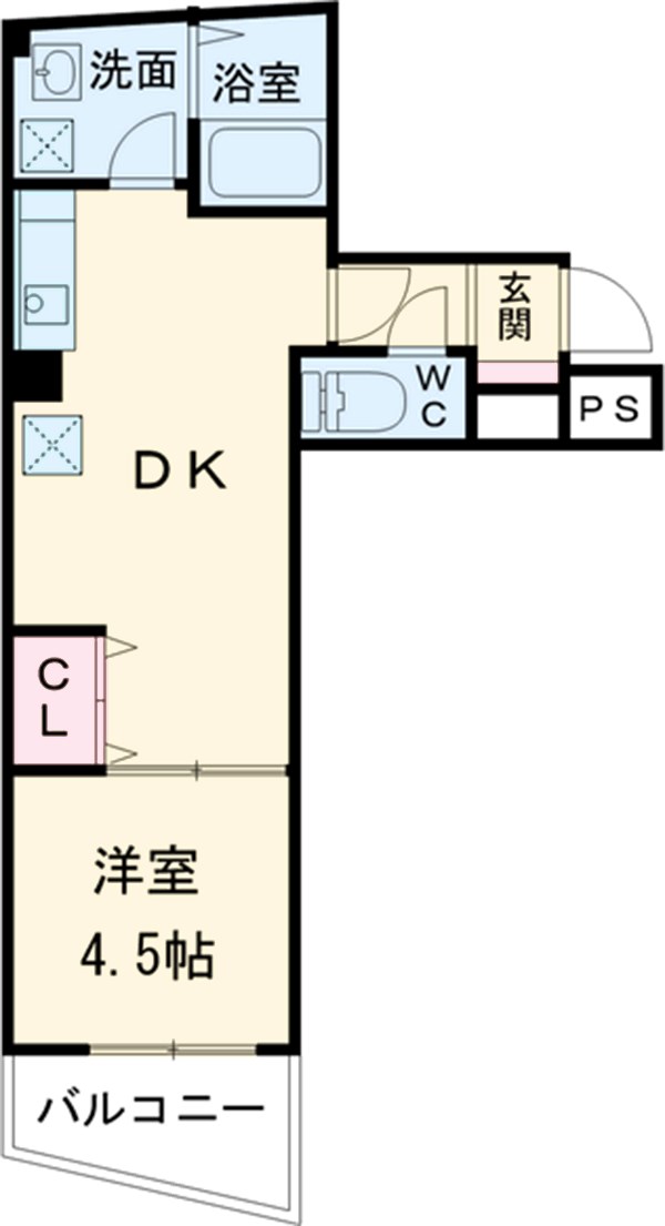 プラージュ東千葉の間取り