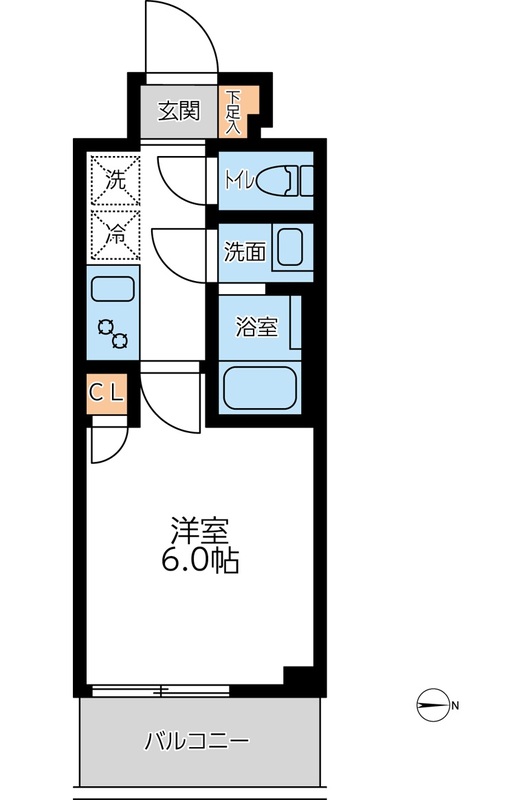 オーキッドレジデンス西川口の間取り