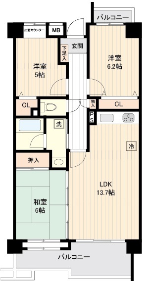セリゼ雪が谷の間取り