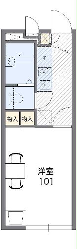 レオパレスサンフラウアの間取り