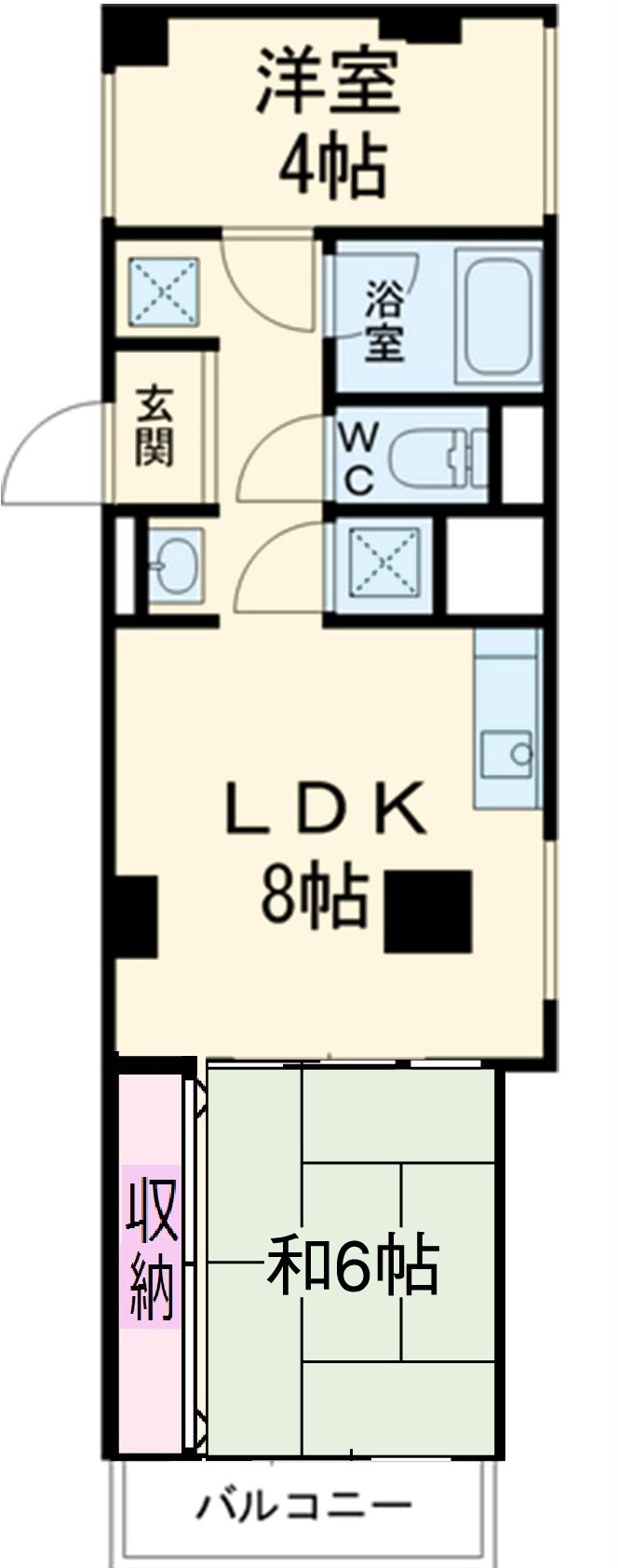 ルミナス・パル・ビラの間取り