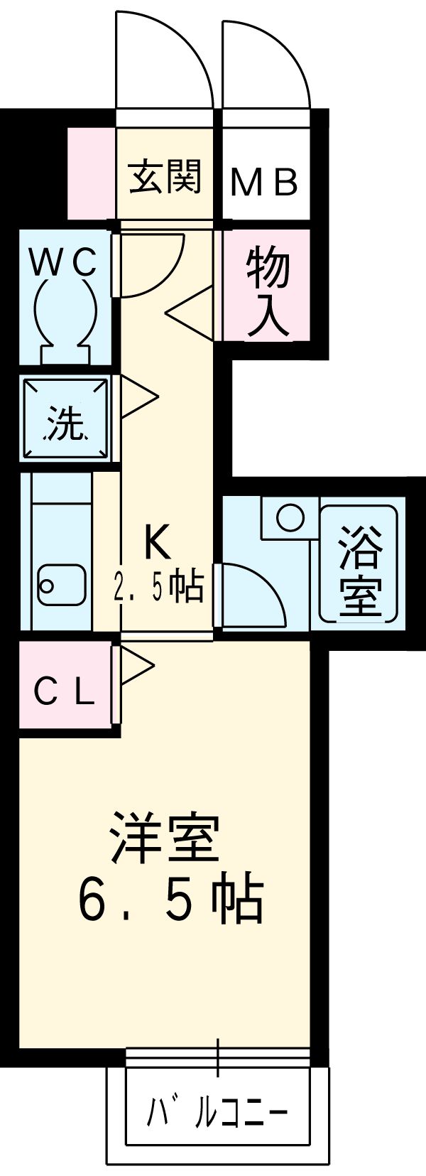 REVER K&Mの間取り