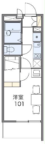 レオパレスサンカレッジの間取り