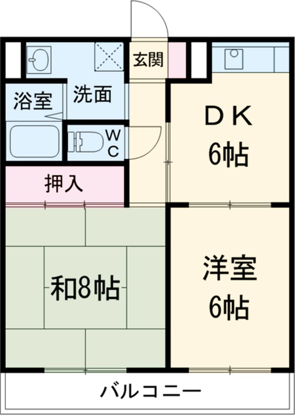 メゾンドフルールの間取り