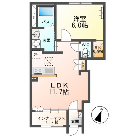 グラン エクシードⅡの間取り
