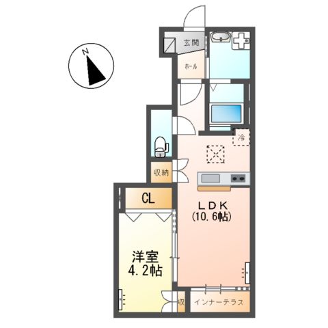 エトワール タケの間取り