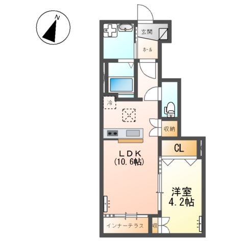 エトワール タケの間取り